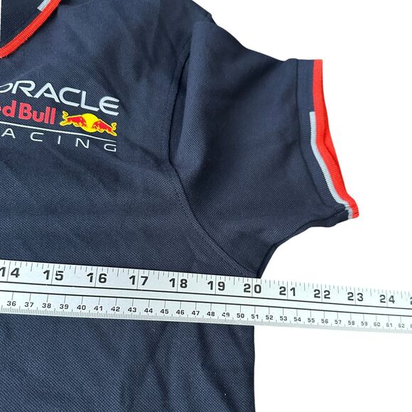 Castore Oracle Red Bull Racing Polo Shirt Mens Small Blue Regular Fit Cotton New - Picture 8 of 10